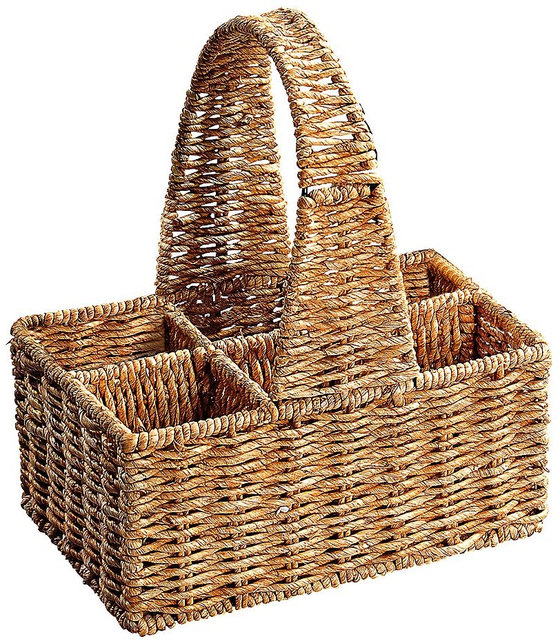 Kesper Bottle Basket for 6 Bottles Maize Leaf Dimensions 30 x 20 cm Height 14 / 36 cm
