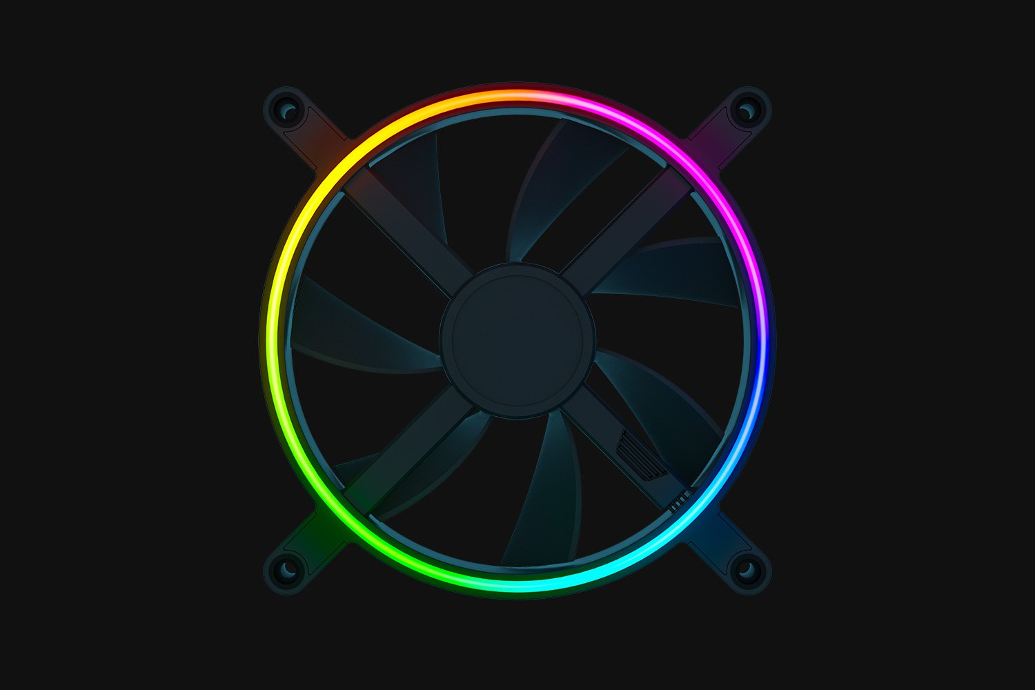 Razer Kunai Chroma aRGB Fan PC Hochleistungslüfter 140mm 3 Lüfter