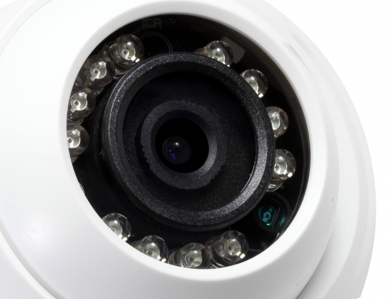 Technaxx 4563 Dome Innen Überwachungskamera 1 MP 1280 x 720, Nachtsicht 10 m, Decke/Wand, Kabelgebunden, Weiß, Plug-Type C (EU)