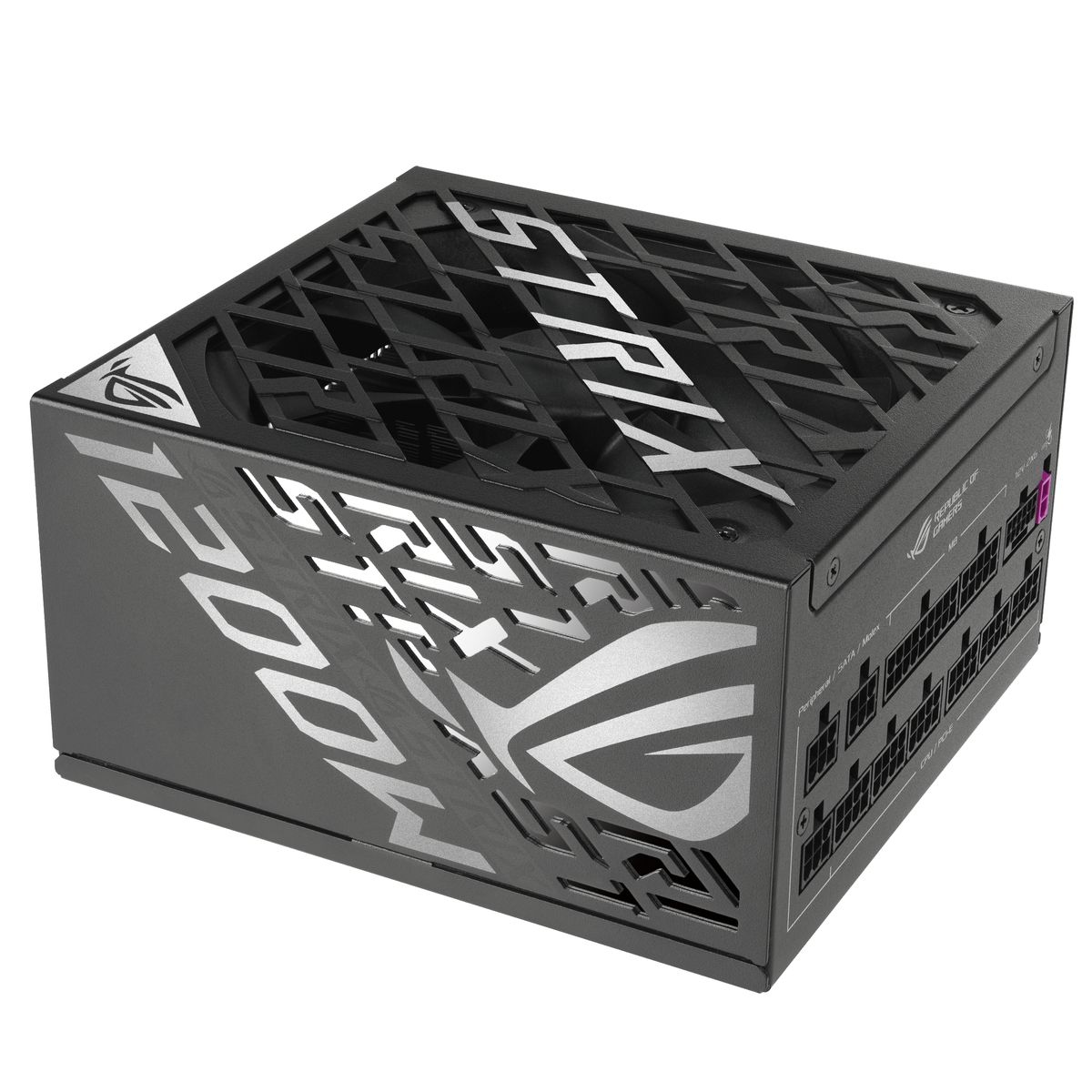 ASUS ROG Strix 1200W Platinum Netzteil, 1200 W, ATX 3.1, 80 PLUS Platinum, voll modular, Semi-passive, Schwarz