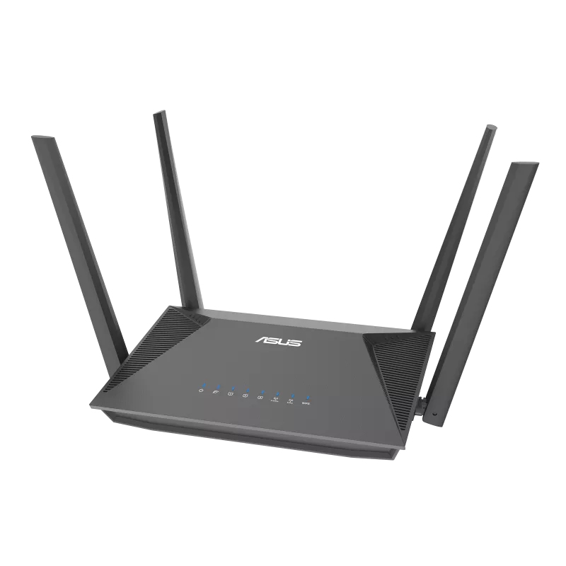 ASUS RT-AX52 AX1800 AiMesh WLAN-Router Gigabit Ethernet Dual-Band (2,4 GHz/5 GHz) Schwarz