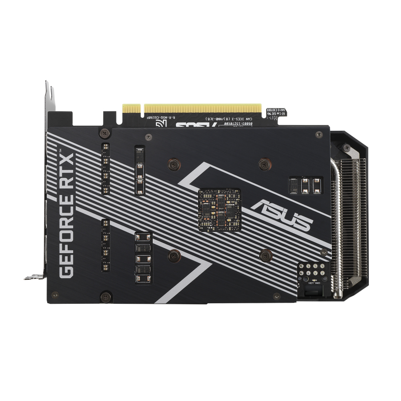 ASUS Dual GeForce RTX 3060 Ti V2 MINI Grafikkarte, 8 GB GDDR6, PCIe 4.0, HDMI 2.1, 3x DisplayPort 1.4a, 4864 CUDA, 200 mm