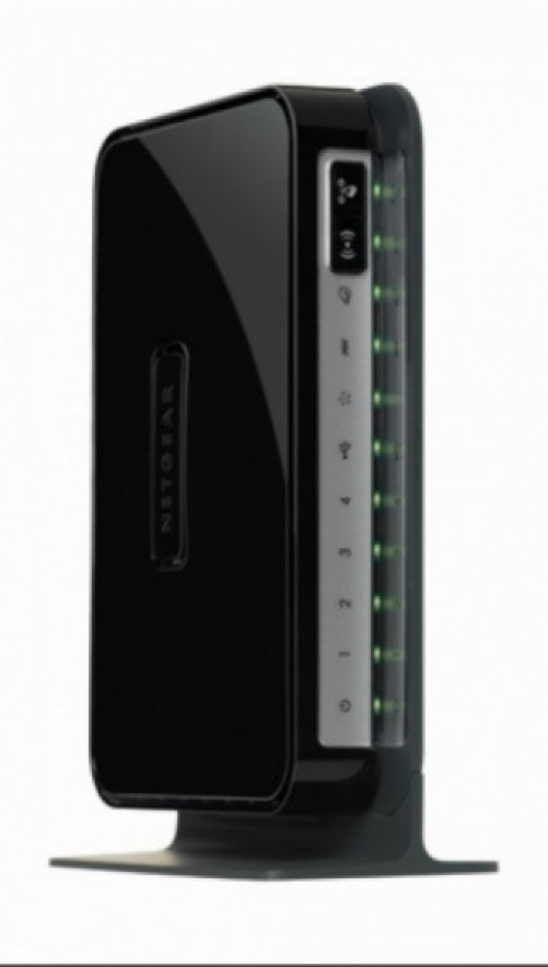 NETGEAR Wireless N300 WLAN HUB, 2,4 GHz, 4 Port HUB,  USB-Port