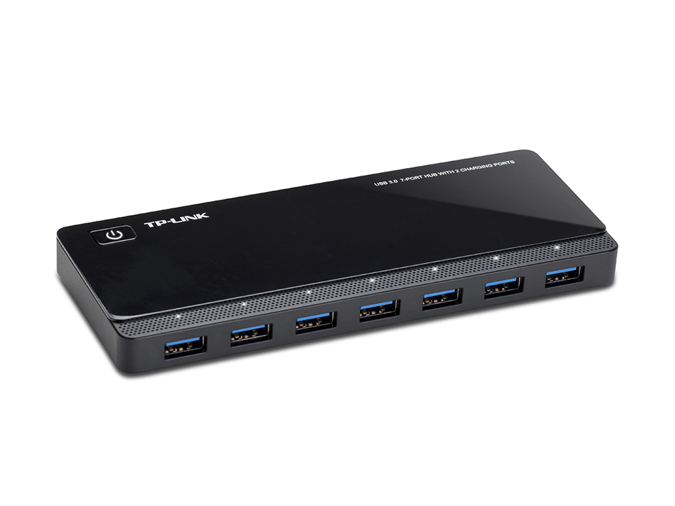 TP-Link UH720 Schnittstellen-Hub USB 3.2 Gen 1 (3.1 Gen 1) Micro-B 5000 Mbit/s Schwarz