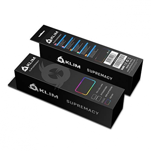 KLIM Supremacy XL Soft Gaming Mauspad mit RGB-Hintergrundbeleuchtung 780x300x4mm