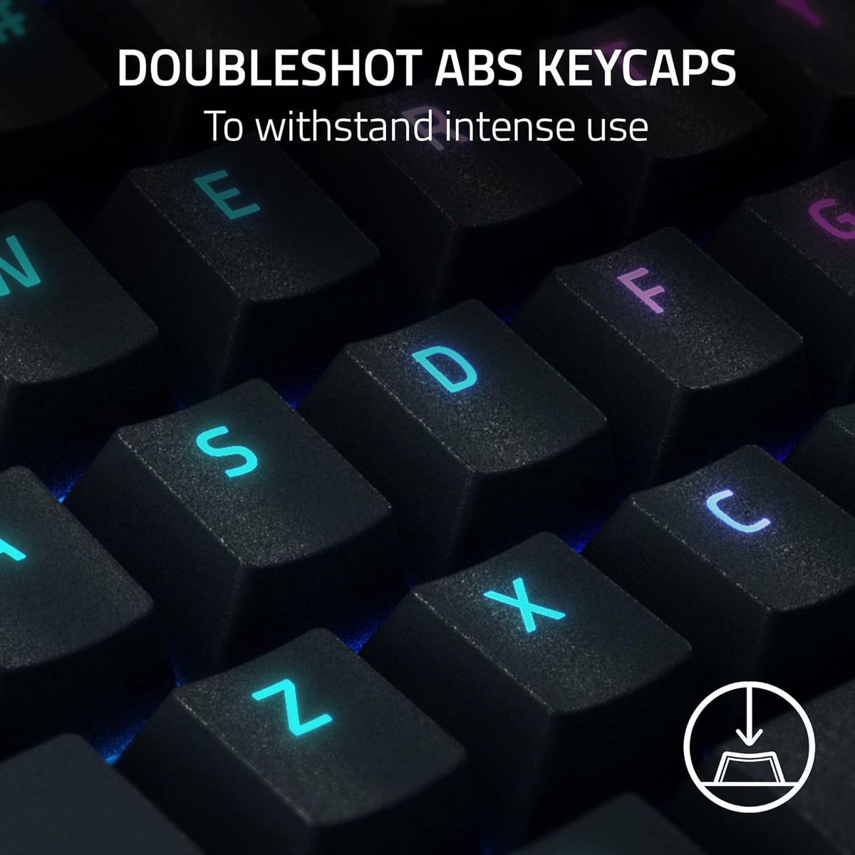 Razer BlackWidow V4 Pro Wired Mechanical Gaming Keyboard: Gelbe Schalter Linear & Silent - Doubleshot ABS Keycaps - Command Dial - Chroma RGB - Magnetische Handballenauflage - Snap Tap - (USA Layout - QWERTY)