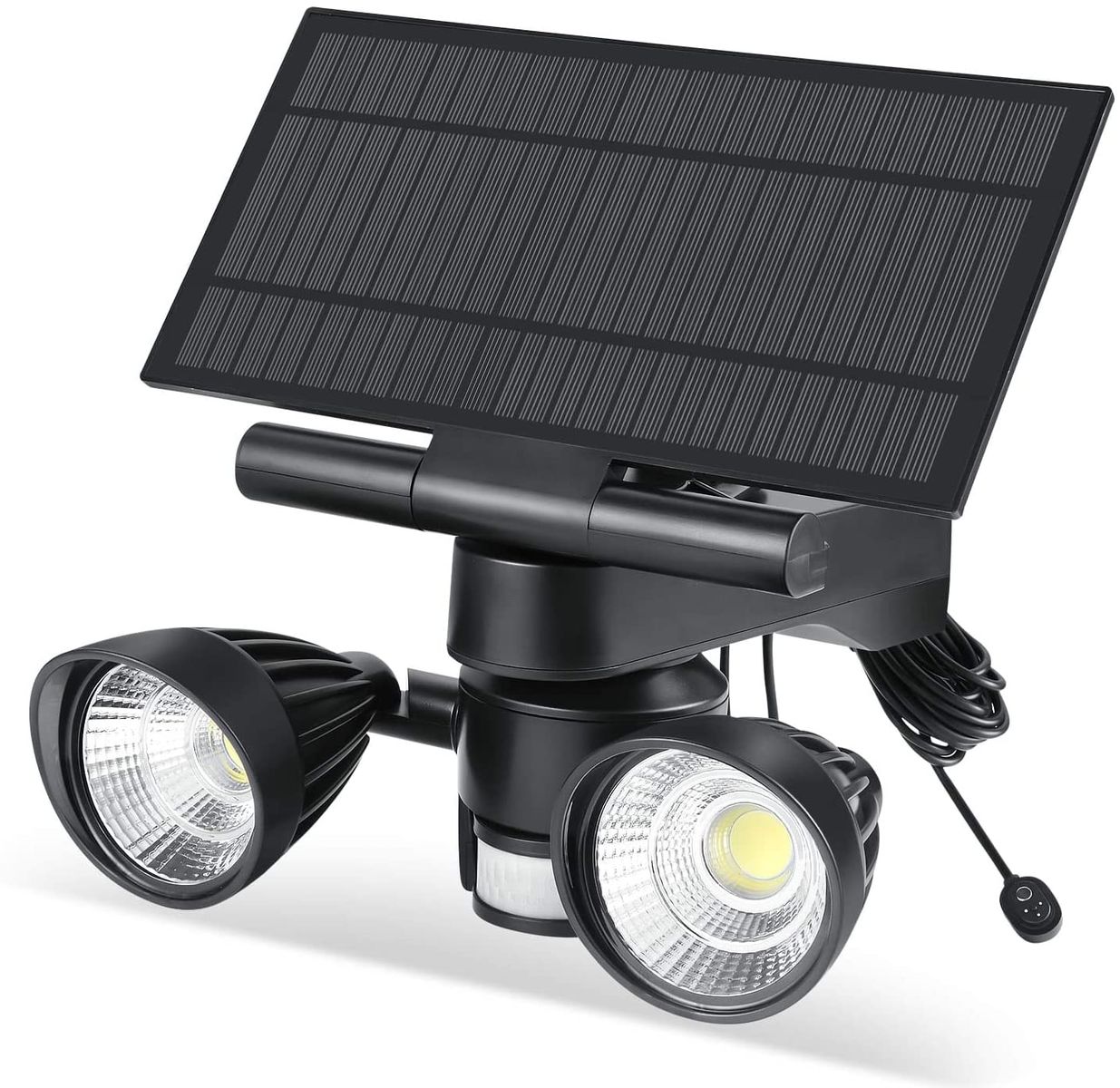 Wasserstein Arlo Floodlight & Solar Panel Charger, Motion Activated, Compatible with Arlo Ultra/Ultra 2 & Arlo Pro 3/Pro 4 Only (Black)