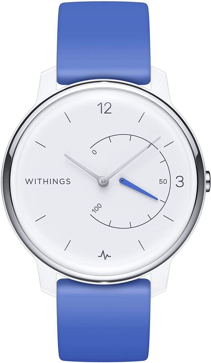 Withings Move ECG - Fitness watch with activity and sleep tracking, ECG function, Connected GPS, waterproof