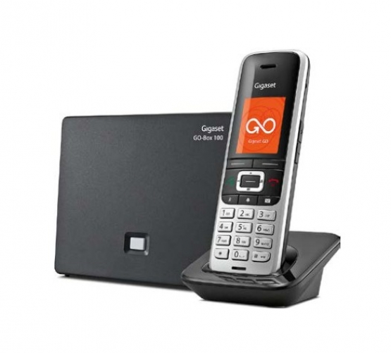 Gigaset S850A GO DECT-Telefon Platin Anrufer-Identifikation