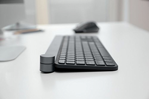 logitech Craft Tastatur RF wireless Bluetooth schwarz Grau UK-Layout