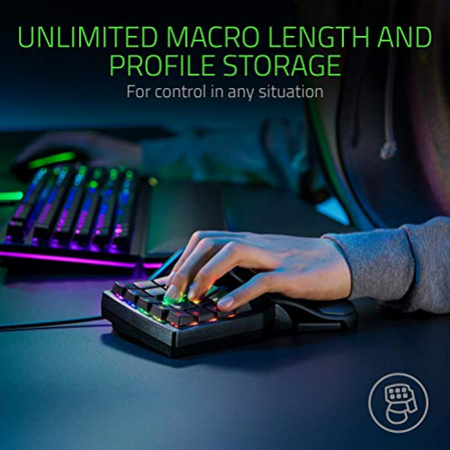 Razer Tartarus Pro Gaming Keypad Optical Switches Chroma RGB for PC Black