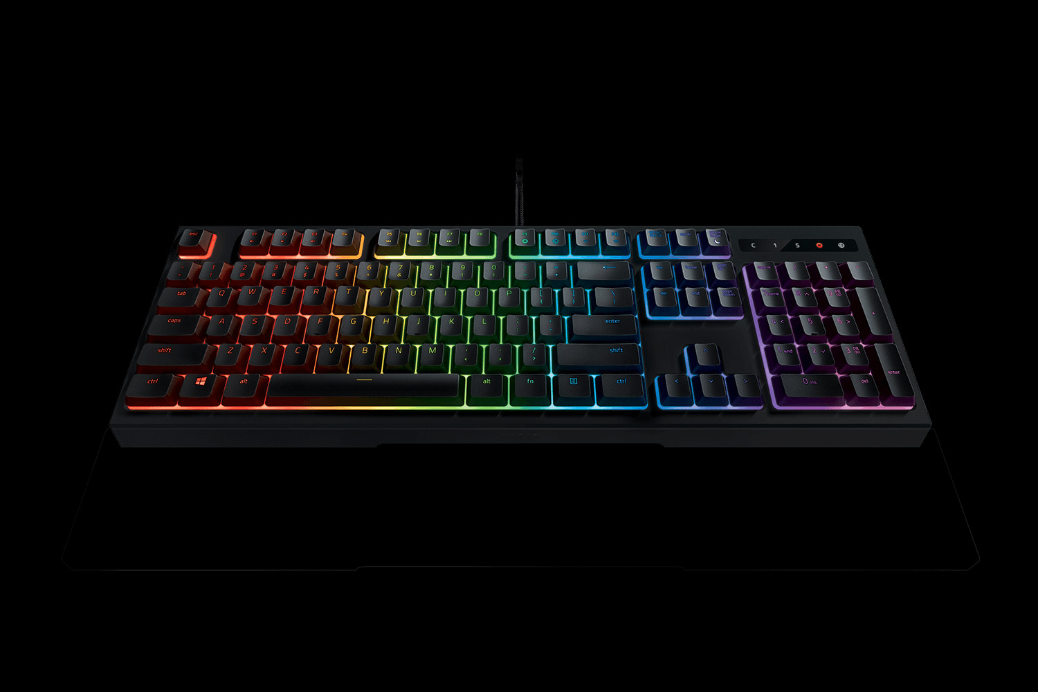 Razer Ornata Chroma Gaming Keyboard Mecha-Membrane Switches RGB USA Layout QWERTY ISO