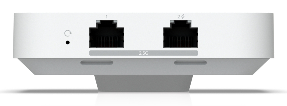 Ubiquiti U7 In-Wall Access Point, 2,4 GHz 688 Mbit/s & 5 GHz 4300 Mbit/s, PoE, 3x LAN, Weiß