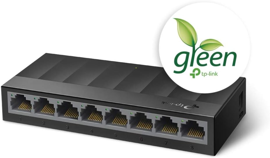 TP-Link 8-Port Desktop Switch (10/100/1000Mbit/s) V2