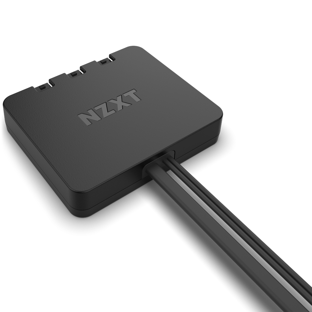 NZXT F120 Core RGB Gehäuselüfter 120 mm, PWM, Hydrodynamisches Lager (HDB), 1800 RPM, Weiß, 3er-Pack