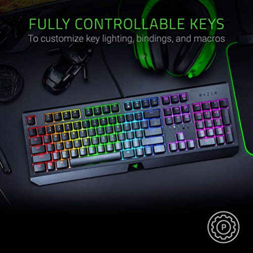 RAZER BlackWidow Gaming-Tastatur (mechanisch) RAZER Green, RGB Chroma Lighting (ITA Layout - QWERTY)