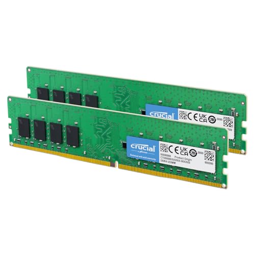 Crucial CT2K32G4DFD832A Arbeitsspeicher 64 GB (2 x 32 GB) DDR4 3200 MHz CL22 288-pin DIMM 1,2 V Unbuffered
