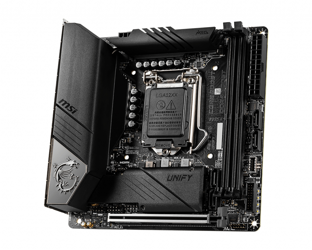 MSI MEG Z490I UNIFY Motherboard Intel Z490 LGA 1200 mini ITX