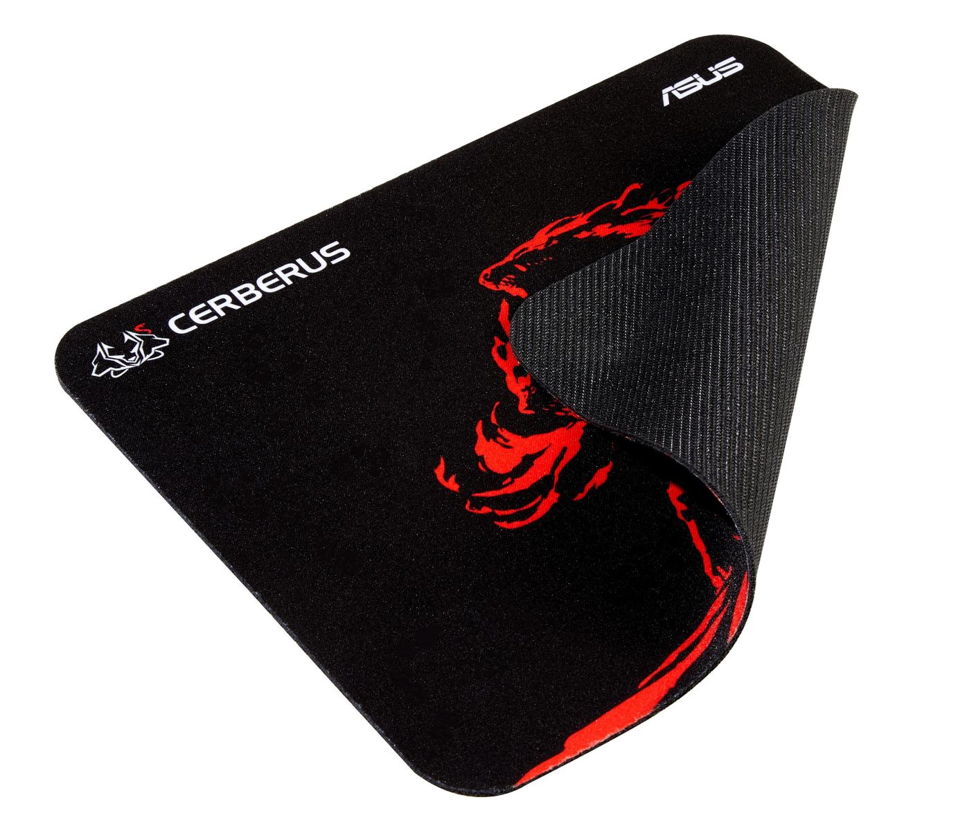 ASUS Cerberus Mat Mini Soft Gaming Mauspad (250mm x 210mm) schwarz/rot