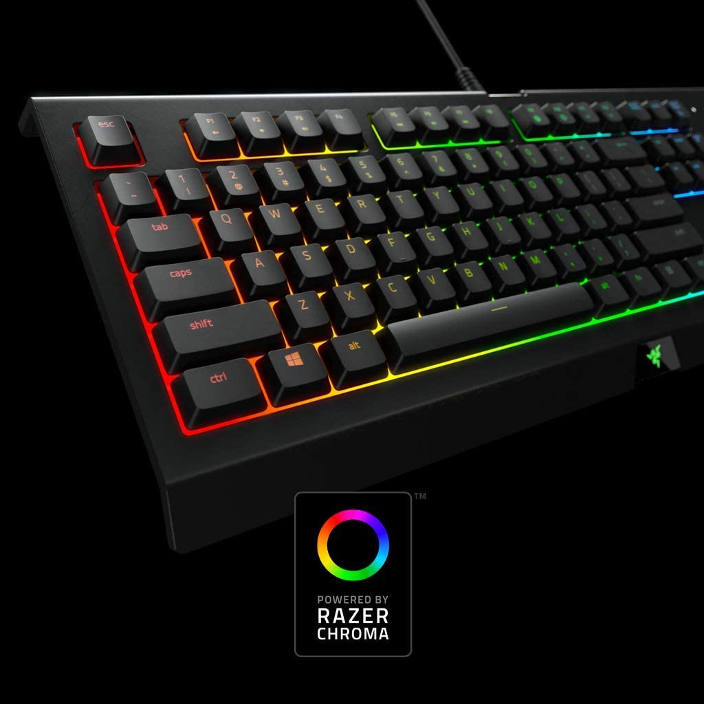 Razer Cynosa Chroma Gaming Keyboard Membrane Switches RGB DE-Layout