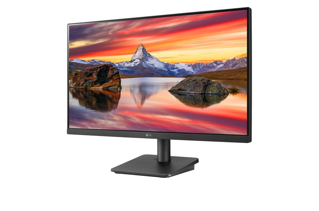 LG Electronics 24MP400-B 60,4 cm (24 Zoll) Full HD Monitor (IPS-Panel, FreeSync, Reader Mode), schwarz, mattschwarz