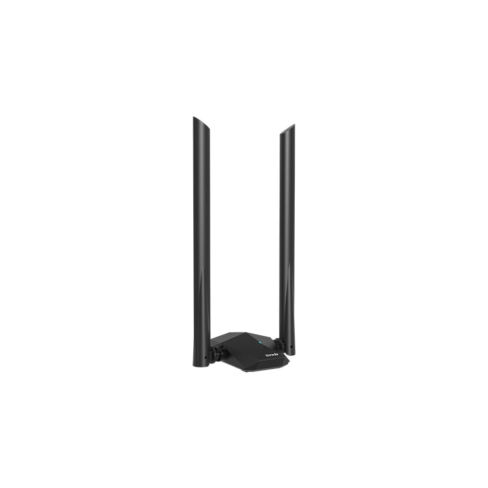 Tenda WLAN Stick WiFi 6 AX1800 U18a - Dual Band WiFi Stick for PC (2.4 GHz for 574 Mbit/s and 5 GHz for 1201 Mbit/s, USB 3.0) - 5dBi Rotating High Gain Antennas- Only Compatible with Windows 11111 /10 AX1800+External Antenna