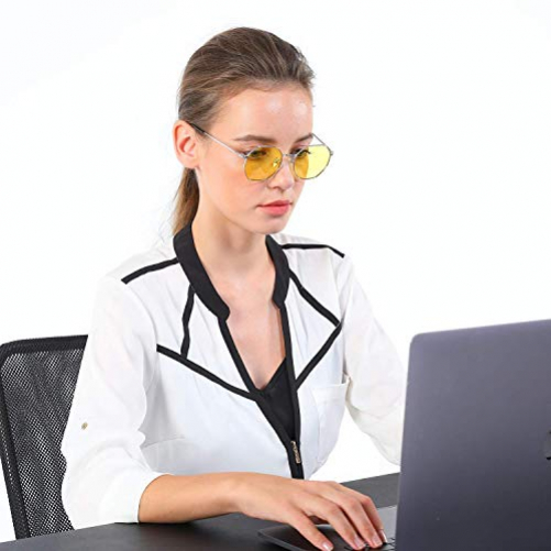 KLIM Juliette Blaulichtfilter Brille für Frauen filtert 92% des Blaulichts