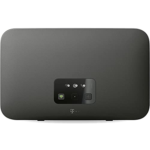 Telekom Speedport Smart 4 R Tabletop-Router mit integriertem Modem, Wi‑Fi 6 Dual-Band 6000 Mbit/s, Gigabit Ethernet, DSL-WAN, USB, Schwarz
