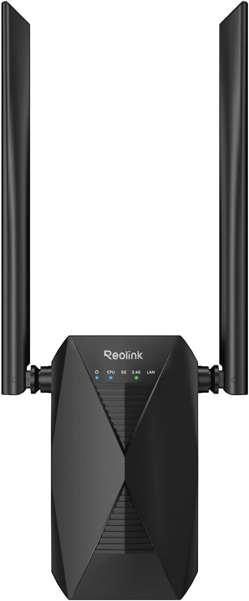 Reolink RLA-WE1 WLAN-Repeater, Dualband 1200 Mbit/s, Mesh-kompatibel, AP-Modus, Plug&Play, Signalanzeige, Steckertyp C (EU), bis 140 m²