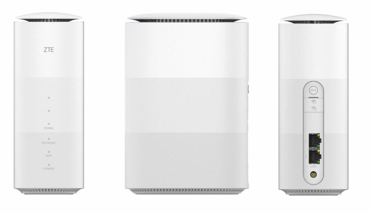 ZTE MC801A HyperBox 5G WLAN Router WWAN 2-Port-Switch 802.11a/b/g/n/ac/ax Dual-Band -