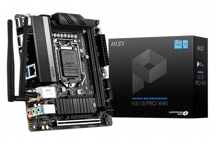 MSI H510I PRO WIFI Mainboard MiniITX, unterstützt Intel Core
