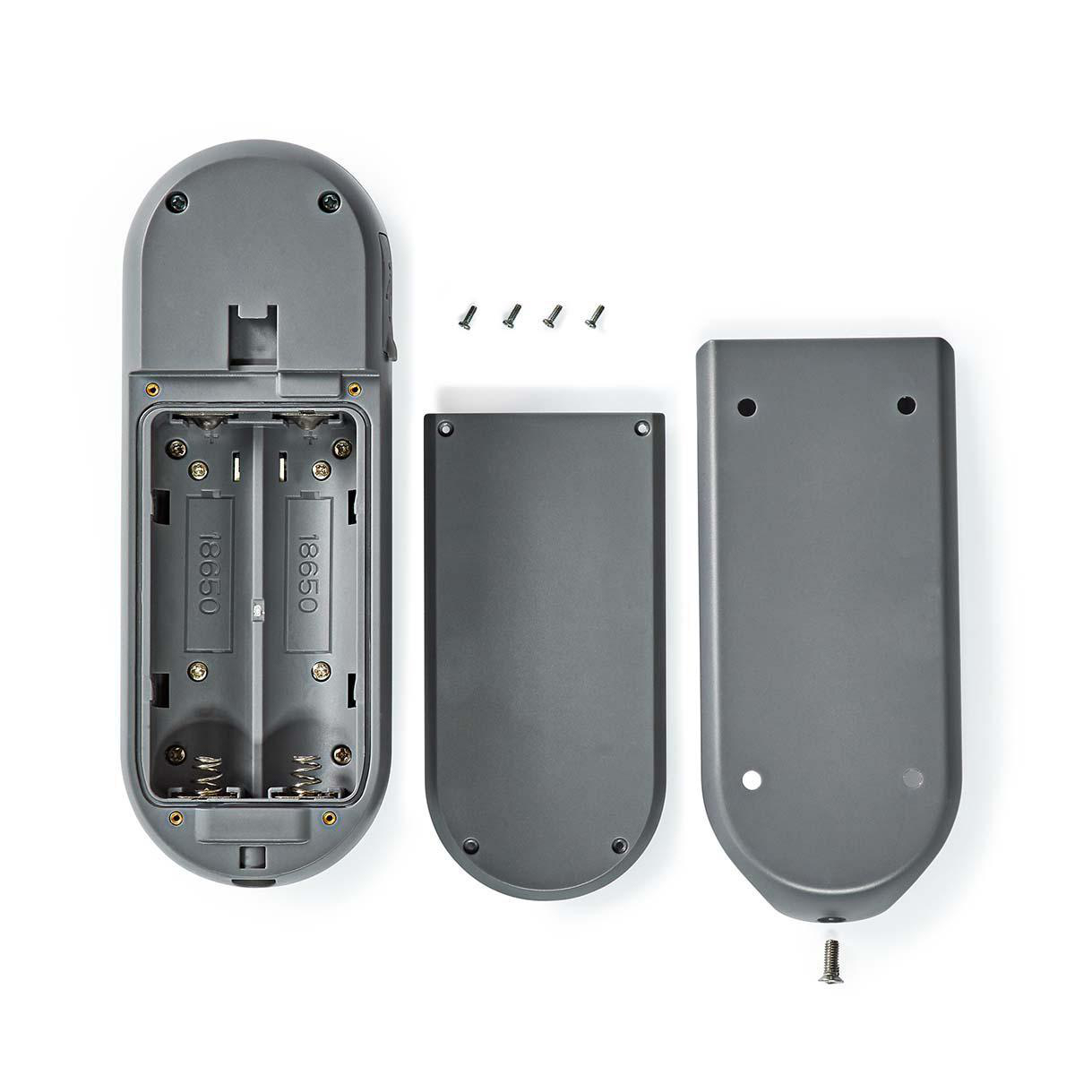 Nedis WIFICDP20GY Video-Türklingel mit Kamera, WLAN, Akku 5200 mAh, Nachtsicht, 180° Blickwinkel, SIP-Videoanruf, 1080 x 1080, Schwarz, IP54 Nedis WIFICDP20GY Video-Türklingel mit Kamera, WLAN, Akku 5200 mAh, Nachtsicht, 180° Blickwinkel, SIP-Videoanruf, 1080 x 1080, Schwarz, IP54