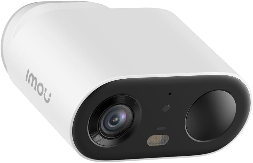 Imou Cell Go Full Colour Akku-Überwachungskamera für Außen & Innen, 3MP QHD, Full-Color Nachtsicht, IP65, 5000mAh Wiederaufladbar, PIR & Sirene, MicroSD
