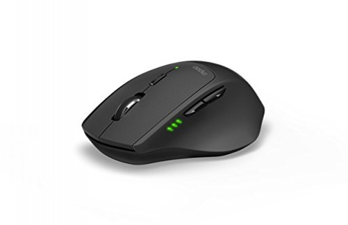 rapoo MT550 Optische 1.600 DPI RF Wireless Ergonomische Maus mit Daumenablage