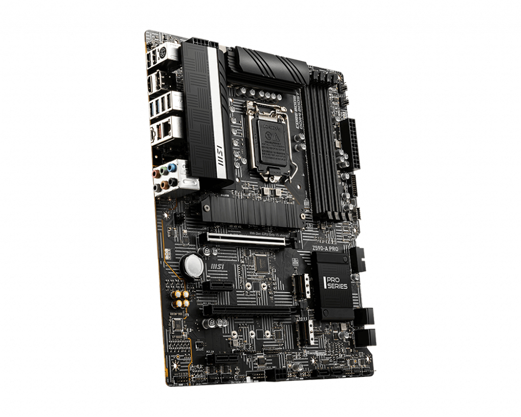 MSI Z590-A PRO Motherboard Intel Z590 LGA 1200 (Socket H5) ATX