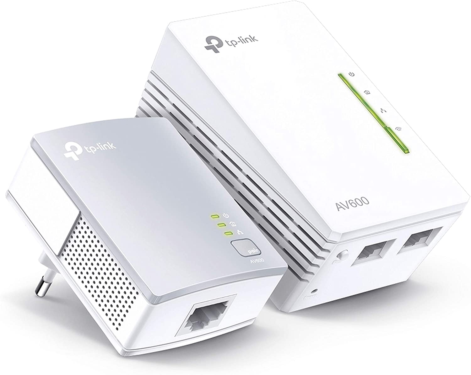 TP-Link TL-WPA4220 KIT 600 Mbit/s Eingebauter Ethernet-Anschluss WLAN 2 Stücke