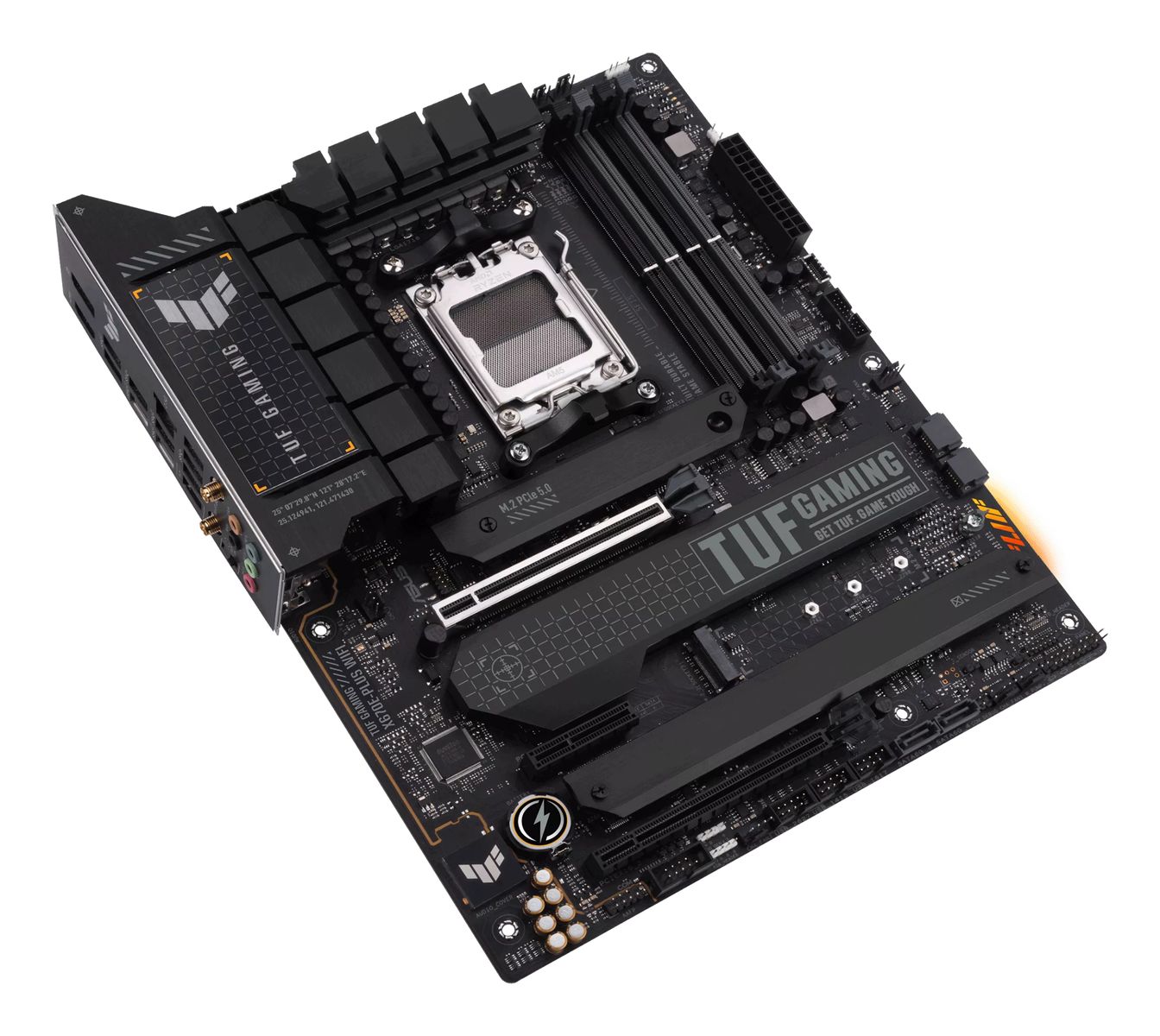 ASUS TUF GAMING X670E-PLUS WIFI Mainboard, AMD X670, Sockel AM5, DDR5, PCIe 5.0, WiFi 6E, 2.5Gb LAN, 7.1 Audio, ATX