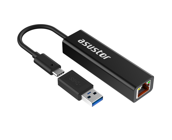 ASUSTOR Adap Compatible USB-C Network Dongle 2,5G AS-U2.5G2