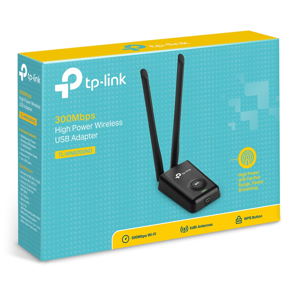 TP-Link 300Mbit/s-High-Power-WLAN-USB-Adapter