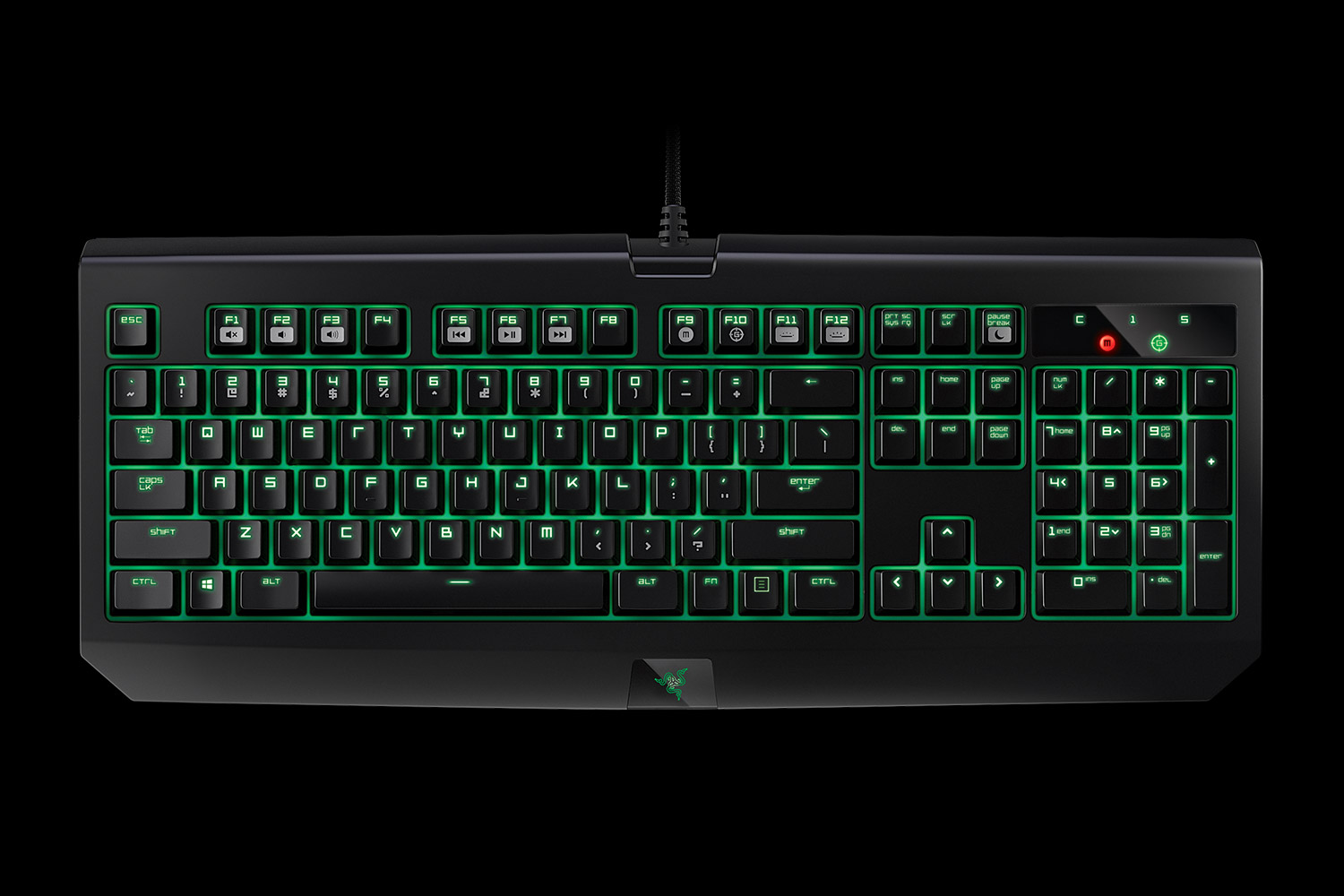 RAZER BlackWidow Ultimate Stealth Gaming Tastatur Wired (USA Layout - QWERTY)