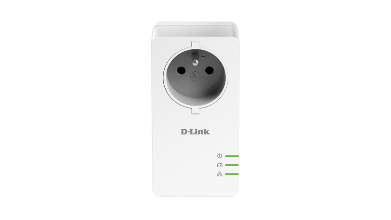 D-LINK PowerLine AV2 1000 HD Gigabit Passthrough Starter Kit DHP-P601AV FR