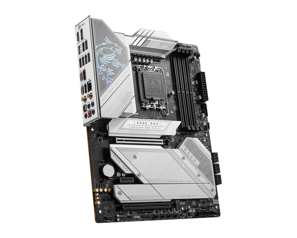 MSI MPG Z790 EDGE TI MAX WIFI Mainboard ATX, LGA 1700, DDR5, Wi‑Fi 7 (802.11be), 2.5GbE, Bluetooth 5.4, 7.1 Audio, 5x M.2, HDMI 2.1