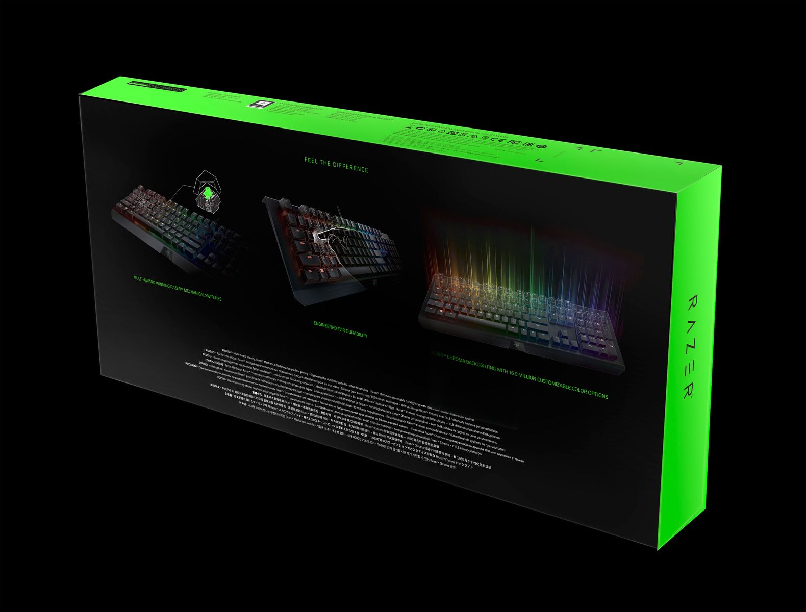 Razer BlackWidow X Chroma Mechanische Gaming Tastatur ESP Layout - QWERTY