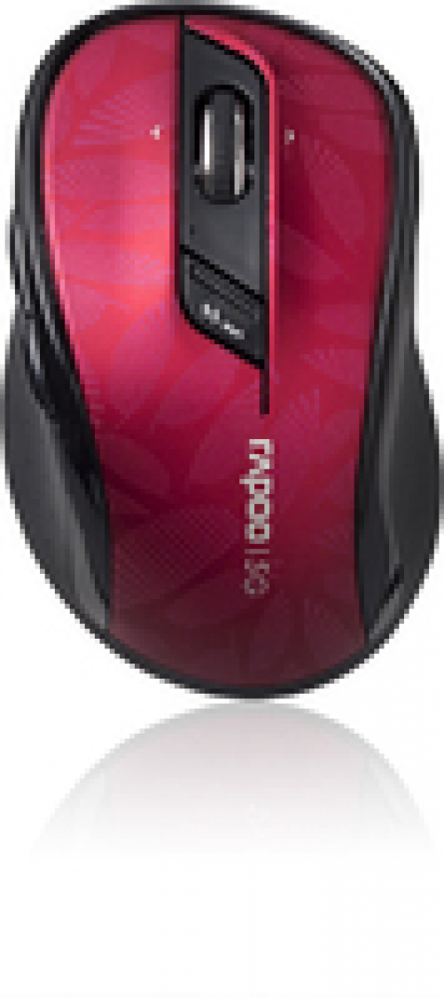 rapoo 7100P Optische 1.000 DPI 5GHz Wireless Ergonomische 6-Tasten Maus rot