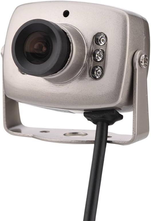 VBESTLIFE Überwachungskamera, 6 LED verdrahtete CMOS CCTV Überwachungskamera Nachtsicht Digital Videokamera PAL/NTSC System Innensicherheits Überwachungs Kamerarecorder für