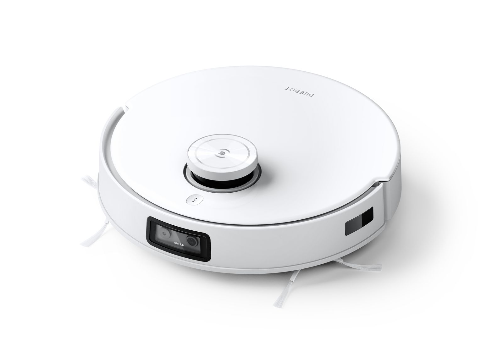 Ecovacs DEEBOT T10 Turbo Saugroboter & Wischroboter 3000 Pa, TURBO Station, OZMO Turbo 2.0, 5200 mAh, WLAN, HD-Kamera Nachtsicht, AIVI, Weiß