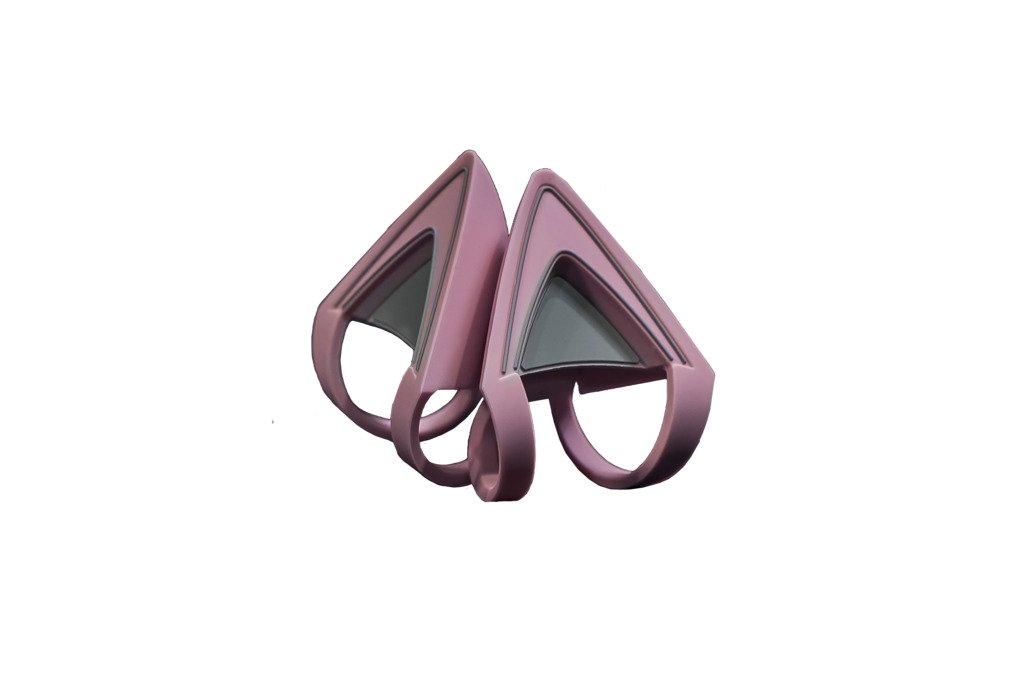 RAZER Kitty Ears für die Kraken-Headsets Robust und Wasserfest in Quartz-Rosa