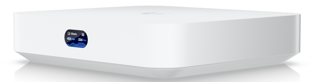 Ubiquiti UCG-ULTRA Gateway Controller 1000 Mbit/s, 4x Gigabit-LAN, ARM Cortex-A53 1,5 GHz, 3 GB RAM, 16 GB Flash, Weiß, EU