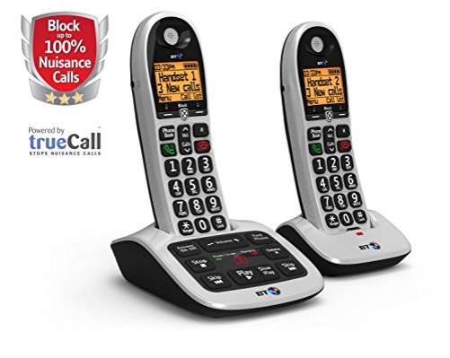 BT 4600 Twin Handset DECT Telephone Answering Machine Ref 55263