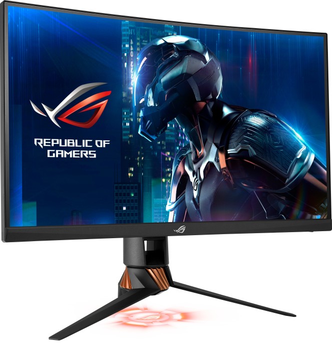 ASUS ROG Swift PG27VQ 27" Curved Gaming Monitor TN 1ms 165 Hz QHD 2560x1440 HDMI DisplayPort